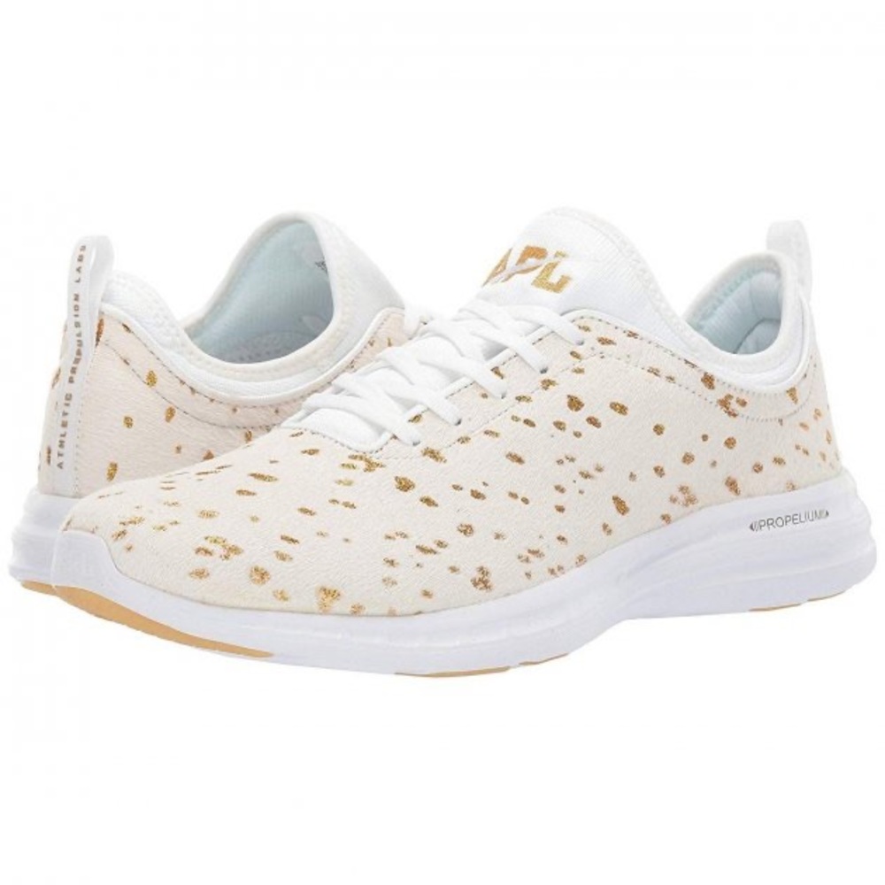 APL Techloom Phantom Pony Sneakers Women’s Size 8 Ivory/Gold